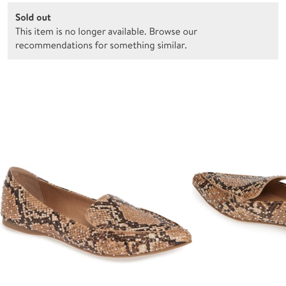 Steve Madden Feather studded loafer size 7.5